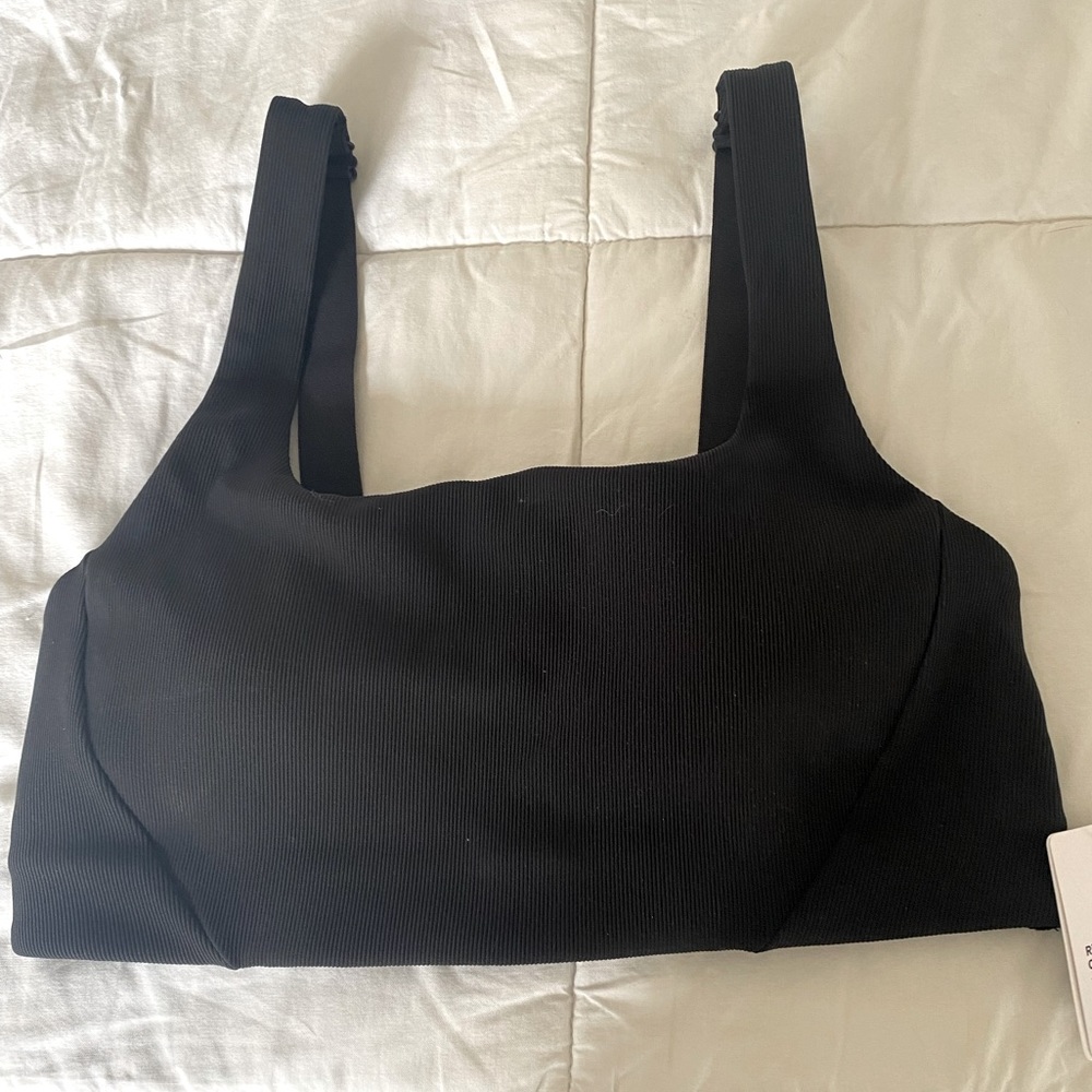 Lululemon Ribbed train Bra C/D Black
